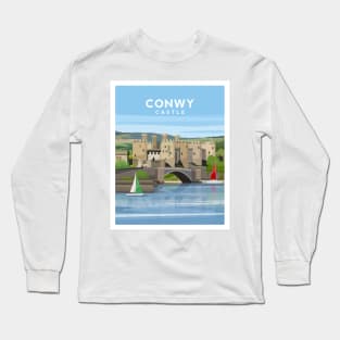 Conwy Castle - North Wales Long Sleeve T-Shirt